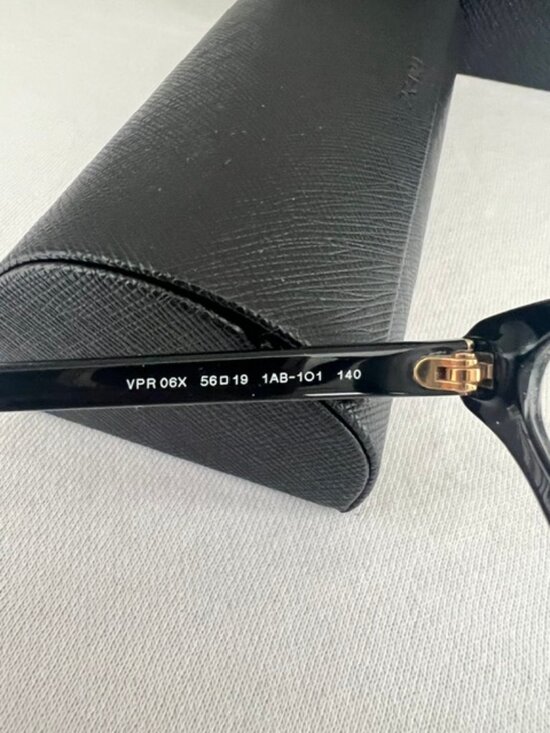 Brand New Authentic Prada Eyeglasses VPR 06X - F 1AB - 1O1 56mm Frame main image 5